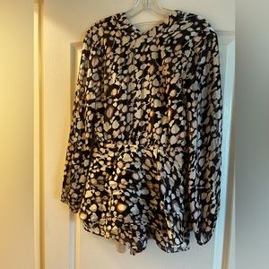 Floral Long sleeve Romper